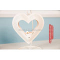 Candelabro de hierro forjado colgante Popular Love Heart